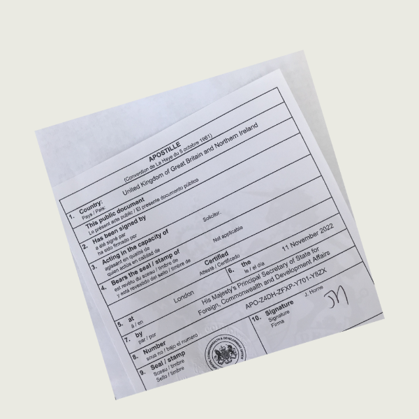 Picture of Customised Fee for e-apostille application